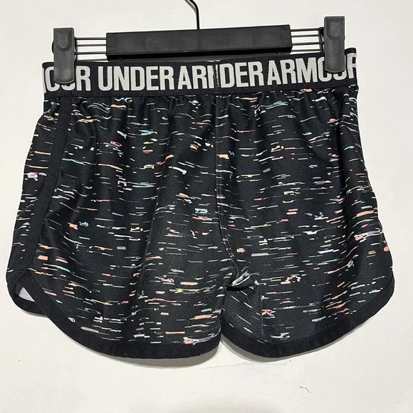 Under Armour Girl’s Play Up Multicolor Printed Shorts Size Youth Medium - Picture 6 of 8